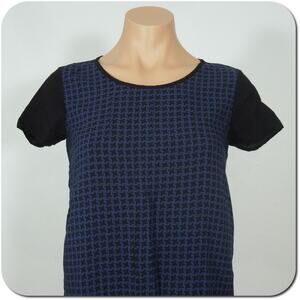 OLD NAVY Top XS Womens Printed Rayon Short Sleeves